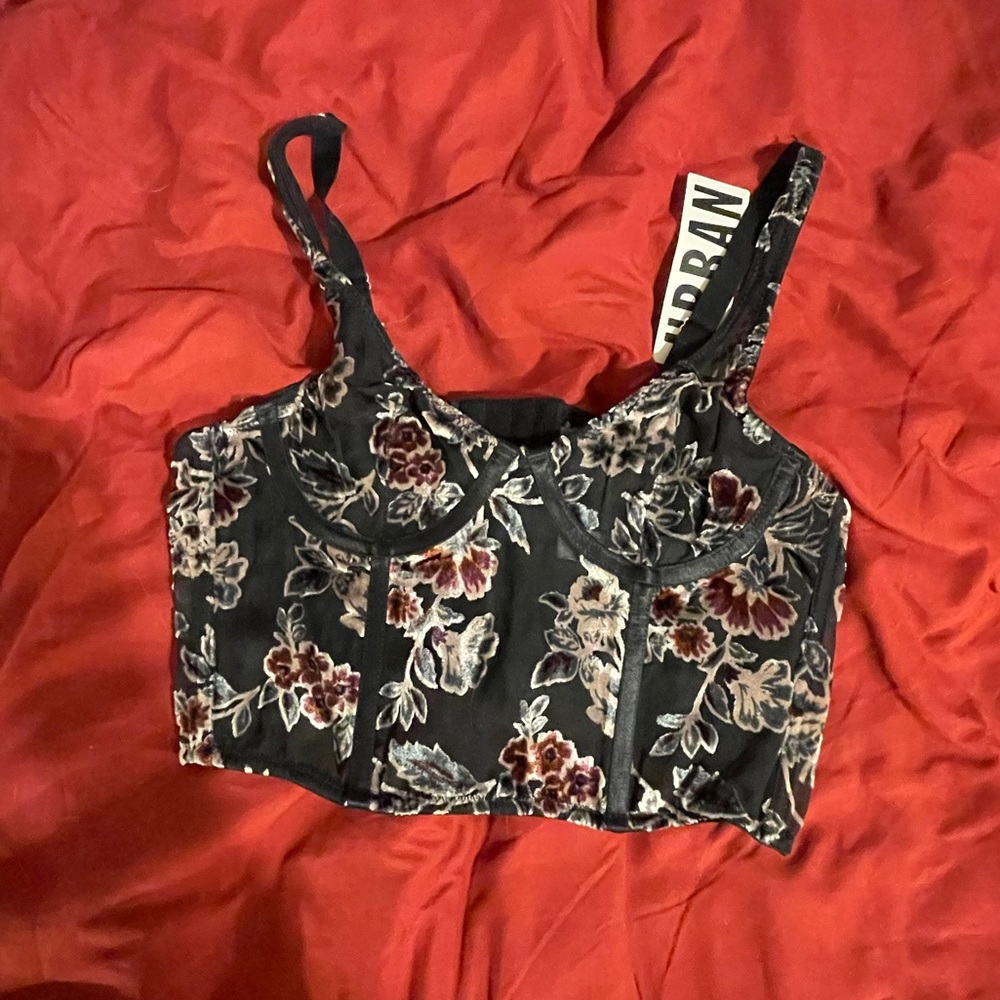 Urban outfitters lace corset top